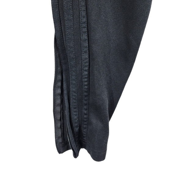 Adidas Climacool Pants XS 4-6 Women Black Running Ankle Zip 3 Stripe Performance - Picture 4 of 9
